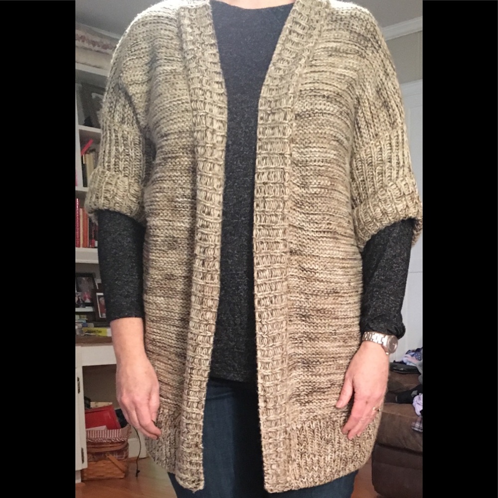 Brown cardigan